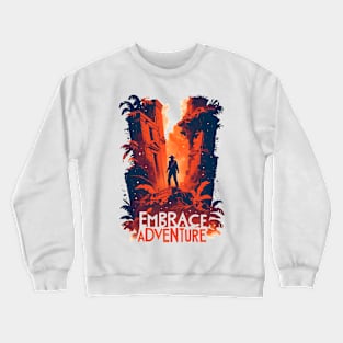 Embrace Adventure - Temple in the Jungle - Indy Crewneck Sweatshirt